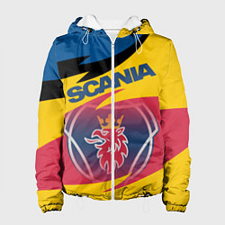 Женская куртка Scania logo