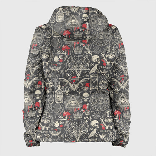 Женская куртка Колдовство и чёрная магия / 3D-Черный – фото 2