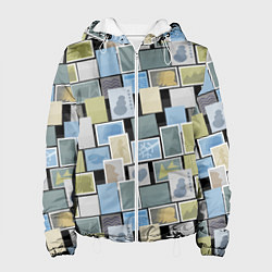 Куртка с капюшоном женская Бесконечные марки, цвет: 3D-белый