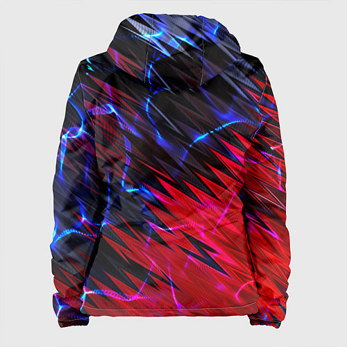 Женская куртка Вибро волны / 3D-Черный – фото 2