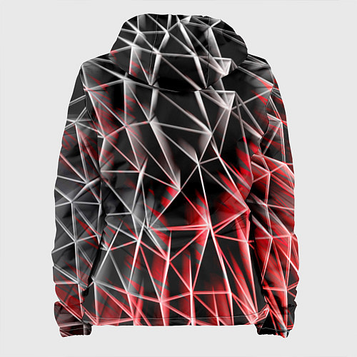 Женская куртка Текстуры сетка / 3D-Черный – фото 2