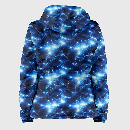 Женская куртка Cosmic neon boom / 3D-Черный – фото 2