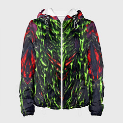 Женская куртка Green and red slime