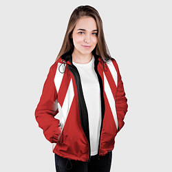 Куртка с капюшоном женская Спорт костюм Марата, цвет: 3D-черный — фото 2