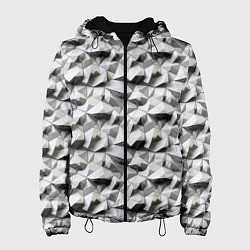 Куртка с капюшоном женская Камни, цвет: 3D-черный