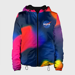 Куртка с капюшоном женская Nasa gradient sportcolor, цвет: 3D-черный