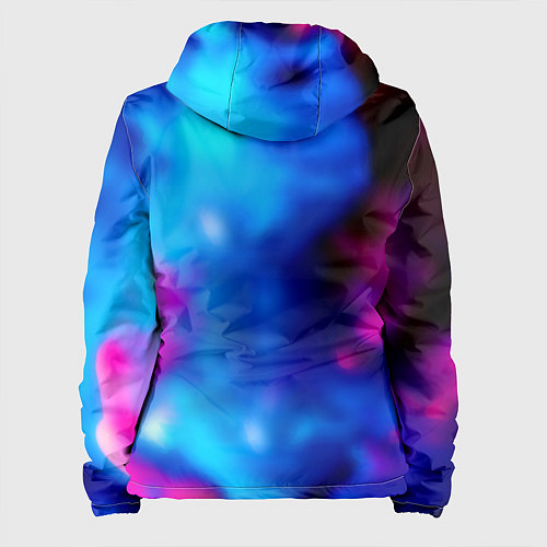 Женская куртка Love death and robots serial gradient / 3D-Черный – фото 2