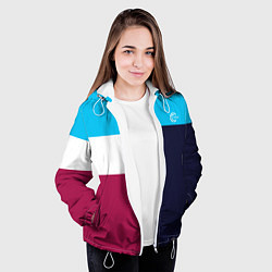 Куртка с капюшоном женская FIRM как в 90х, цвет: 3D-белый — фото 2