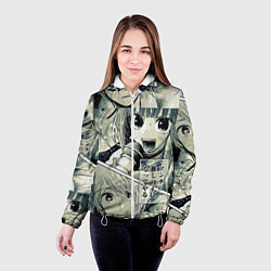 Куртка с капюшоном женская Звездное дитя, цвет: 3D-белый — фото 2