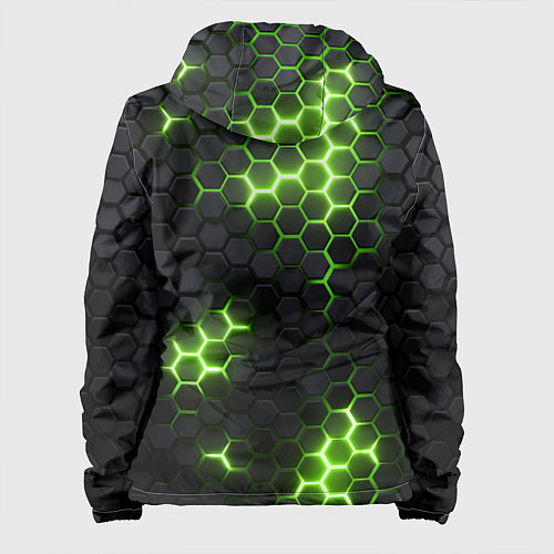 Женская куртка Неоновый зеленый / 3D-Черный – фото 2