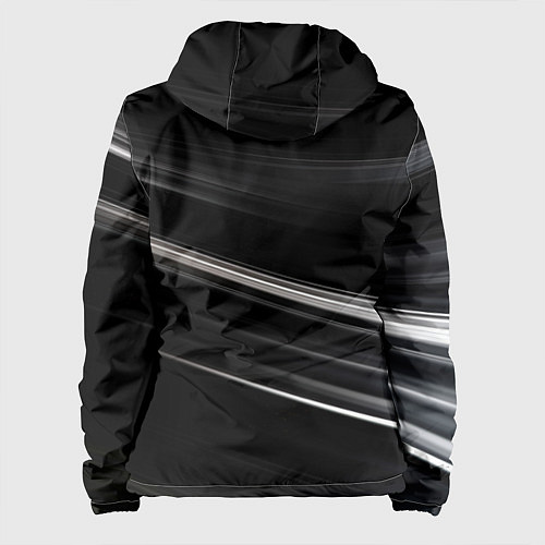 Женская куртка Black abstract background / 3D-Черный – фото 2
