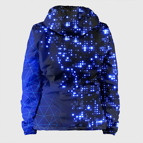 Женская куртка Растворяющийся цифровой скин / 3D-Черный – фото 2