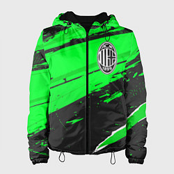 Куртка с капюшоном женская AC Milan sport green, цвет: 3D-черный