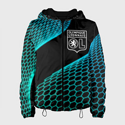 Куртка с капюшоном женская Lyon football net, цвет: 3D-черный