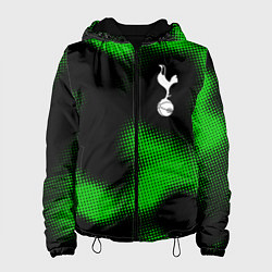 Куртка с капюшоном женская Tottenham sport halftone, цвет: 3D-черный