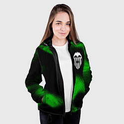 Куртка с капюшоном женская Valencia sport halftone, цвет: 3D-черный — фото 2