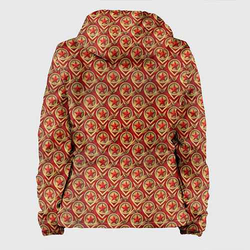 Женская куртка Звезды в стиле СССР / 3D-Черный – фото 2