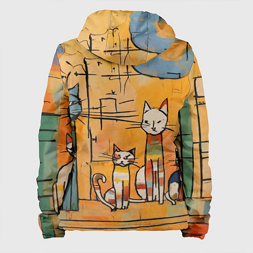 Женская куртка Котеечки / 3D-Черный – фото 2