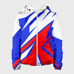 Куртка с капюшоном женская Geometry Russia, цвет: 3D-белый