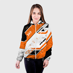 Куртка с капюшоном женская Asiimov AWP skin, цвет: 3D-белый — фото 2