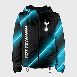 Куртка с капюшоном женская Tottenham неоновые лампы, цвет: 3D-черный