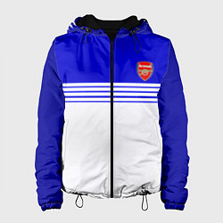 Куртка с капюшоном женская Arsenal fc sport geometry, цвет: 3D-черный