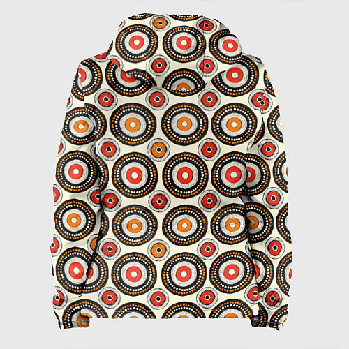 Женская куртка Африканские узоры круг / 3D-Черный – фото 2