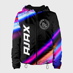 Куртка с капюшоном женская Ajax speed game lights, цвет: 3D-черный