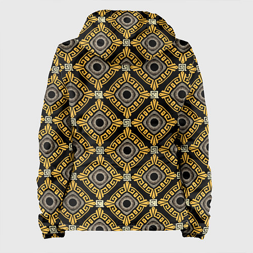 Женская куртка Греческий орнамент меандр / 3D-Черный – фото 2
