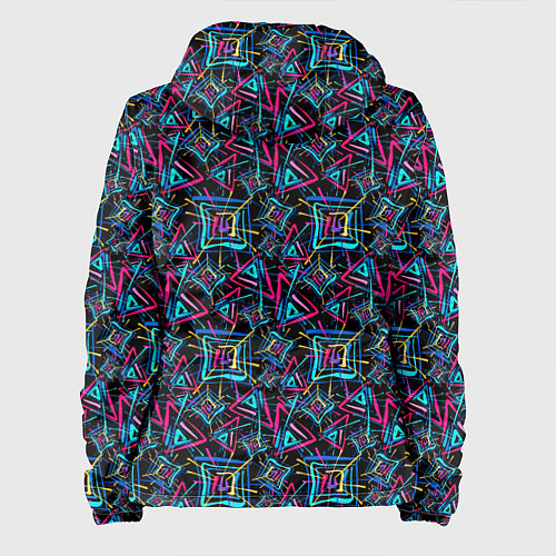 Женская куртка Абстрактный орнамент с концепцией / 3D-Черный – фото 2