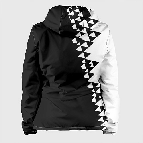 Женская куртка Portal geometry steel / 3D-Черный – фото 2