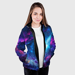 Куртка с капюшоном женская Комета, цвет: 3D-черный — фото 2