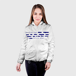 Куртка с капюшоном женская Давно хотел тебе сказать, цвет: 3D-белый — фото 2