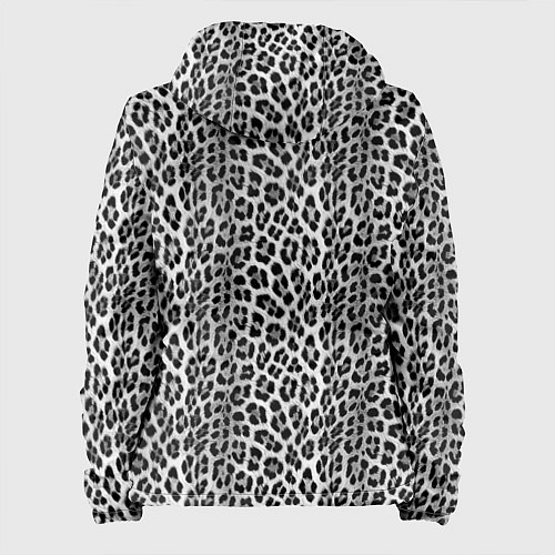Женская куртка Черно-белая шкура леопарда / 3D-Черный – фото 2