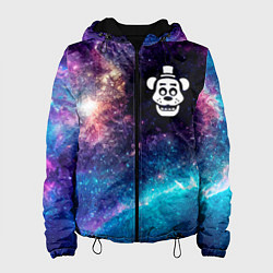 Куртка с капюшоном женская FNAF space game, цвет: 3D-черный