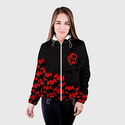 Куртка с капюшоном женская Маршмеллоу амонг ас, цвет: 3D-белый — фото 2