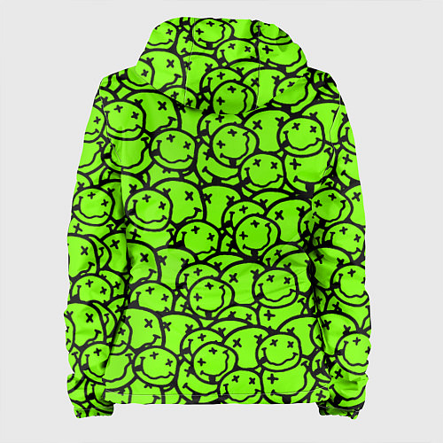 Женская куртка Nirvana green logo smile / 3D-Черный – фото 2