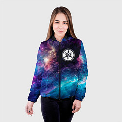 Куртка с капюшоном женская Yamaha space auto, цвет: 3D-черный — фото 2