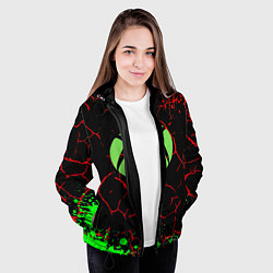 Куртка с капюшоном женская Xbox game studio, цвет: 3D-черный — фото 2