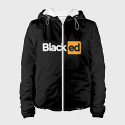 Куртка с капюшоном женская Blacked, цвет: 3D-белый