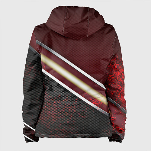 Женская куртка Сталь Россия текстура / 3D-Черный – фото 2