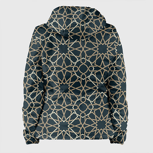 Женская куртка Геометрический паттерн арабеска / 3D-Черный – фото 2
