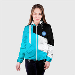 Куртка с капюшоном женская Napoli geometry fc, цвет: 3D-белый — фото 2