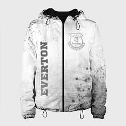 Куртка с капюшоном женская Everton - white gradient вертикально, цвет: 3D-черный