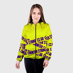 Куртка с капюшоном женская Counter strike game, цвет: 3D-черный — фото 2