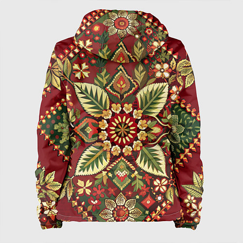 Женская куртка Русские классические узоры и орнамент / 3D-Черный – фото 2
