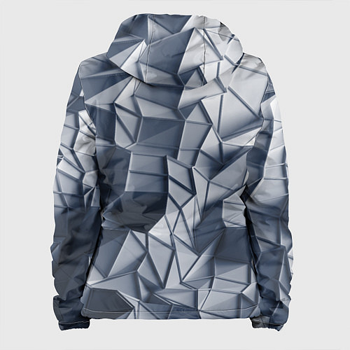 Женская куртка Геометрические грани / 3D-Черный – фото 2