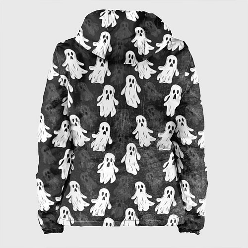 Женская куртка Паттерн с призраками / 3D-Черный – фото 2