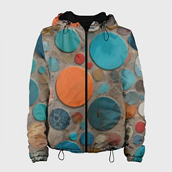 Женская куртка Арт вариация терраццо