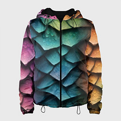 Женская куртка Цветная чешуя дракона